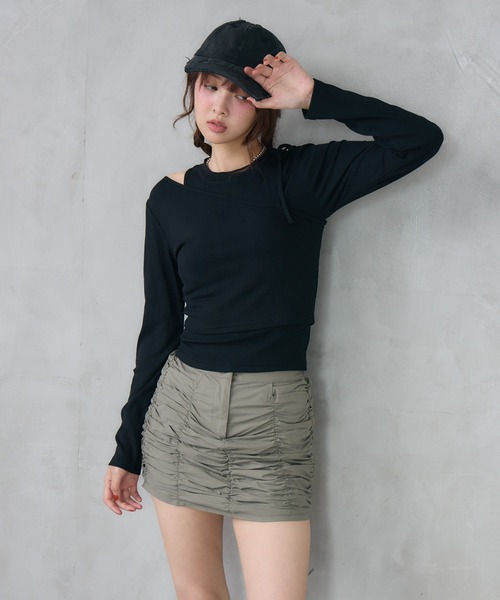 ENVYM(アンビー)の「ダメージピグメントキャップ(キャップ・レディース・ブラック・FREE)」の18枚目の写真