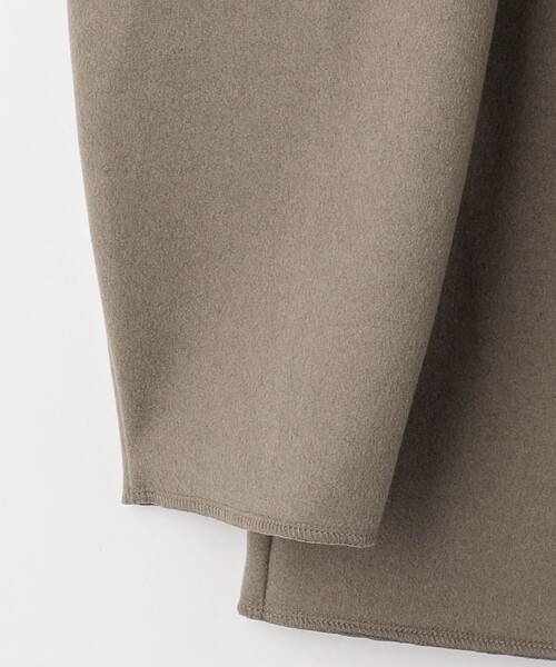 green label relaxing（グリーンレーベルリラクシング）の「フルイド フーディ オーバー カットソー カーディガン（カーディガン/ボレロ・レディース・ブラック/モカ・FREE）」の21枚目の写真