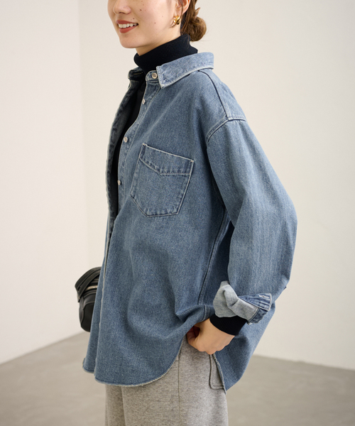FRAMeWORK（フレームワーク）の「≪追加≫denim シャツ（シャツ