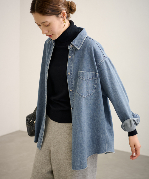 FRAMeWORK（フレームワーク）の「≪追加≫denim シャツ（シャツ