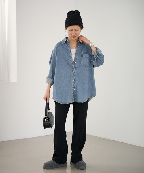 FRAMeWORK（フレームワーク）の「≪追加≫denim シャツ（シャツ
