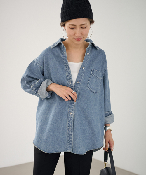 FRAMeWORK（フレームワーク）の「≪追加≫denim シャツ（シャツ