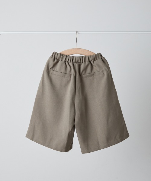 riziere（リジェール）の「センターシームハーフパンツ（ウエスト紐調整）（スーツパンツ・キッズ・カーキ系/グレー/ブラウン/ブラック・90/100/110/120/130/140/150/160）」の9枚目の写真
