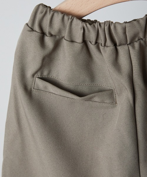 riziere（リジェール）の「センターシームハーフパンツ（ウエスト紐調整）（スーツパンツ・キッズ・カーキ系/グレー/ブラウン/ブラック・90/100/110/120/130/140/150/160）」の10枚目の写真
