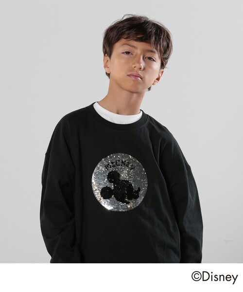 Disney】スパンコールロンT（Tシャツ/カットソー）｜SHOO・LA・RUE