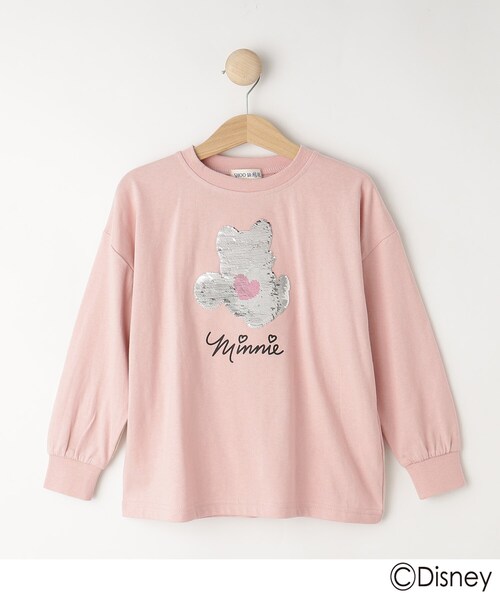 SHOO・LA・RUE(シューラルー)の「◆【Disney】スパンコールロンT(Tシャツ/カットソー・キッズ・ピンク/サックスブルー/ブラック・12/11/14/13)」の21枚目の写真