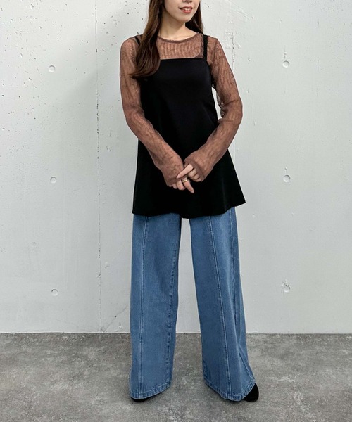 archives(アルシーヴ)の「リンクルチュールTOPS(Tシャツ/カットソー・レディース・グレー/アイボリー/ブラック/ブラウン・MEDIUM)」の22枚目の写真