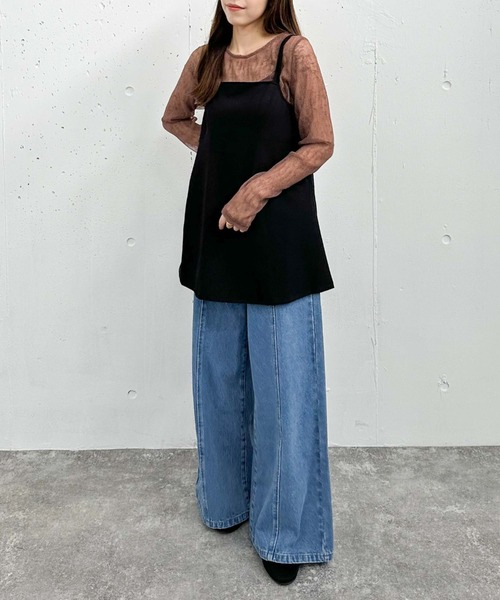 archives(アルシーヴ)の「リンクルチュールTOPS(Tシャツ/カットソー・レディース・グレー/アイボリー/ブラック/ブラウン・MEDIUM)」の21枚目の写真