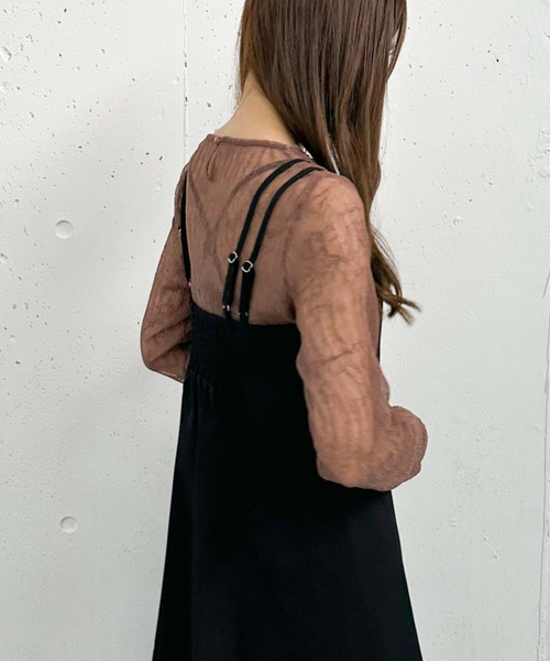 archives(アルシーヴ)の「リンクルチュールTOPS(Tシャツ/カットソー・レディース・グレー/アイボリー/ブラック/ブラウン・MEDIUM)」の20枚目の写真