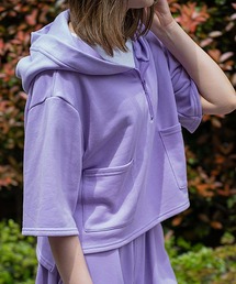 【Nora Lily】Half ZIP Hoodie(UNISEX)