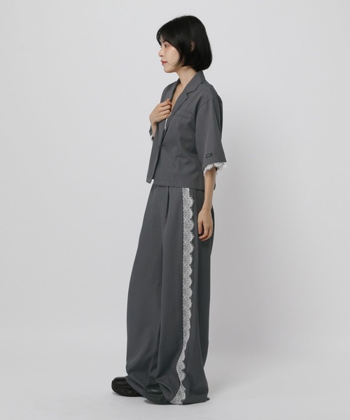 3.3 Field Trip （3.3フィールドトリップ）の「3.3 Field Trip／レースタックスラックス（スラックス・レディース・ブラック/グレー・SMALL/MEDIUM）」の5枚目の写真