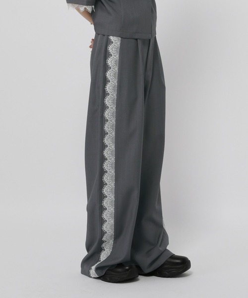 3.3 Field Trip （3.3フィールドトリップ）の「3.3 Field Trip／レースタックスラックス（スラックス・レディース・ブラック/グレー・SMALL/MEDIUM）」の10枚目の写真