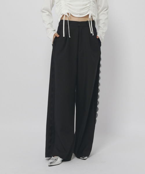 3.3 Field Trip （3.3フィールドトリップ）の「3.3 Field Trip／レースタックスラックス（スラックス・レディース・ブラック/グレー・SMALL/MEDIUM）」の17枚目の写真