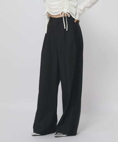 3.3 Field Trip （3.3フィールドトリップ）の「3.3 Field Trip／レースタックスラックス（スラックス・レディース・ブラック/グレー・SMALL/MEDIUM）」の18枚目の写真