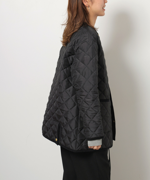 Traditional Weatherwear（トラディショナルウェザーウェア）の「《追加》【TRADITIONAL WEATHERWEAR】ARKLEY MIDDLE A-LINE：コート（その他アウター・レディース・ブラック・32/34）」の10枚目の写真