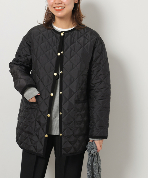 Traditional Weatherwear（トラディショナルウェザーウェア）の「《追加》【TRADITIONAL WEATHERWEAR】ARKLEY MIDDLE A-LINE：コート（その他アウター・レディース・ブラック・32/34）」の13枚目の写真