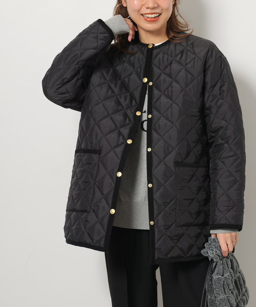 Traditional Weatherwear（トラディショナルウェザーウェア）の「《追加》【TRADITIONAL WEATHERWEAR】ARKLEY MIDDLE A-LINE：コート（その他アウター・レディース・ブラック・32/34）」の14枚目の写真