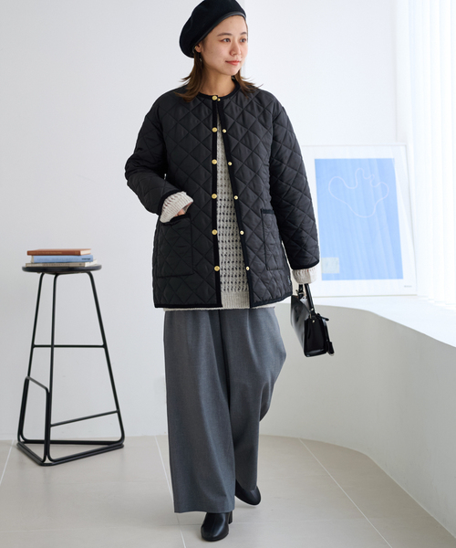 Traditional Weatherwear（トラディショナルウェザーウェア）の「《追加》【TRADITIONAL WEATHERWEAR】ARKLEY MIDDLE A-LINE：コート（その他アウター・レディース・ブラック・32/34）」の15枚目の写真