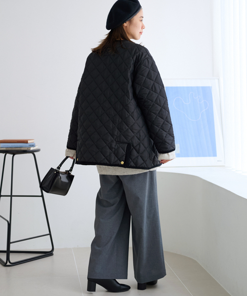 Traditional Weatherwear（トラディショナルウェザーウェア）の「《追加》【TRADITIONAL WEATHERWEAR】ARKLEY MIDDLE A-LINE：コート（その他アウター・レディース・ブラック・32/34）」の19枚目の写真