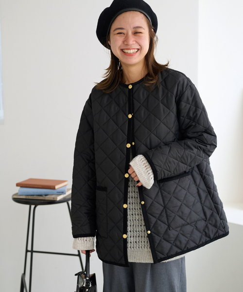 Traditional Weatherwear（トラディショナルウェザーウェア）の「《追加》【TRADITIONAL WEATHERWEAR】ARKLEY MIDDLE A-LINE：コート（その他アウター・レディース・ブラック・32/34）」の20枚目の写真