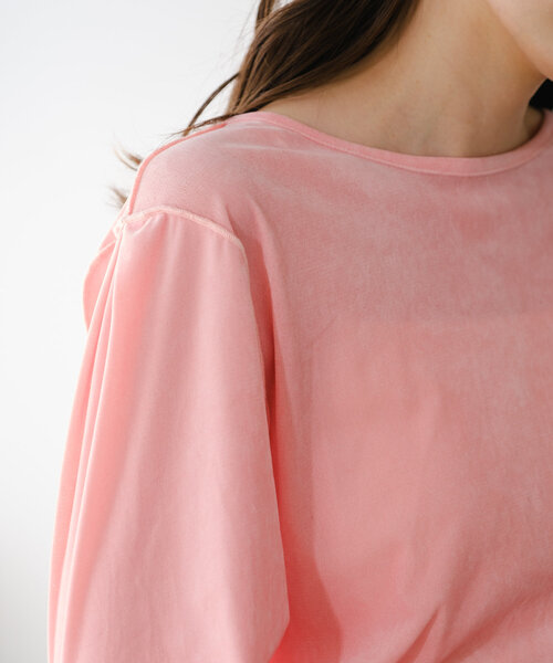 Kastane（カスタネ）の「チュールベロア2WAYカーディガン（カーディガン/ボレロ・レディース・アイボリー/ブラック/サックスブルー/ブラウン/ピンク/イエロー・FREE）」の9枚目の写真