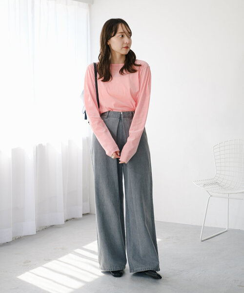 Kastane（カスタネ）の「チュールベロア2WAYカーディガン（カーディガン/ボレロ・レディース・アイボリー/ブラック/サックスブルー/ブラウン/ピンク/イエロー・FREE）」の13枚目の写真