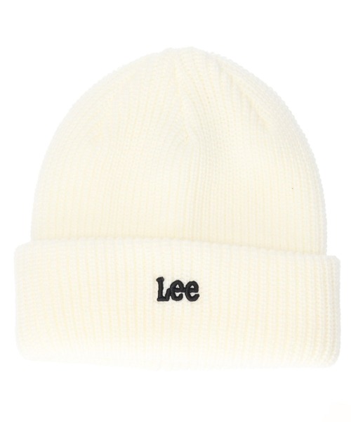 Lee（リー）の「Lee（リー）ワンポイントロゴ刺繍ニットワッチ/ニットキャップ/ニット帽 メンズ レディース ユニセックス（ニットキャップ/ビーニー・レディース・グリーン/ピンク/ブラック×ホワイト/グレー/ライトベージュ/ブラック/ブラウン/ネイビー/ホワイト/ダークブラウン/レッド系その他/アイボリー・FREE）」の3枚目の写真