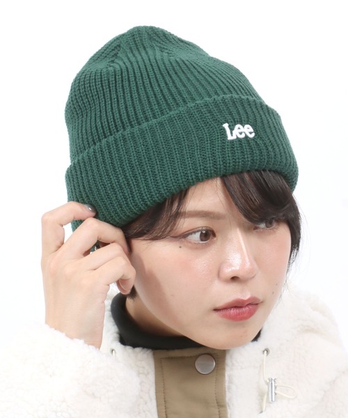セール】Lee（リー）ワンポイントロゴ刺繍ニットワッチ/ニット