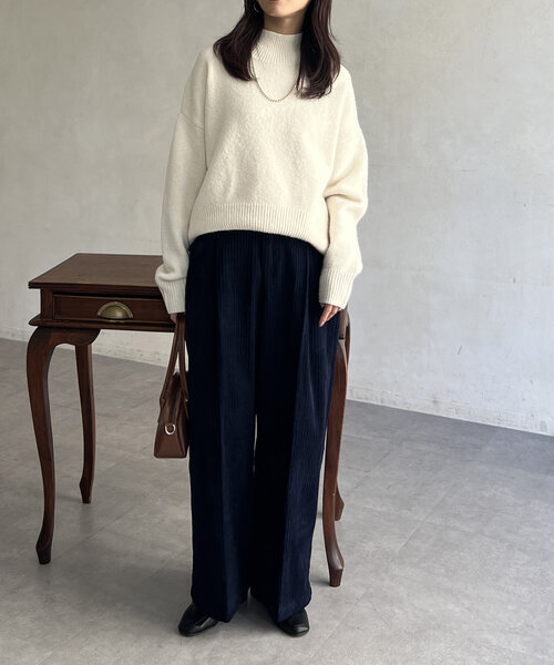 セール】コーデュロイワイドパンツ（その他パンツ）｜Chez toi
