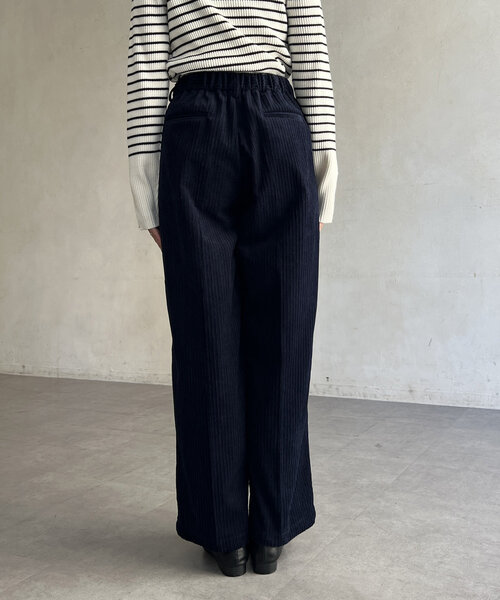 セール】コーデュロイワイドパンツ（その他パンツ）｜Chez toi