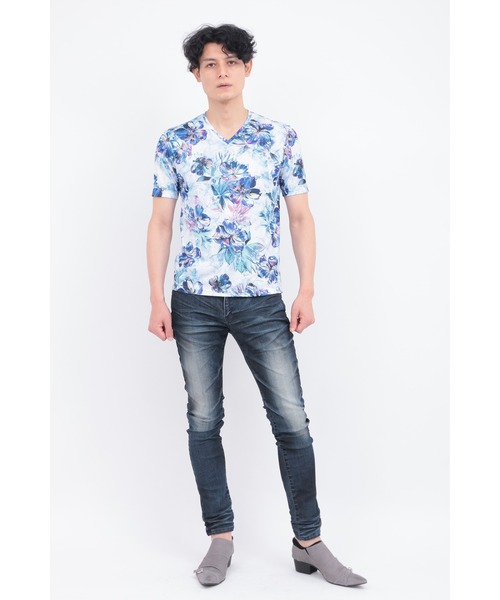 TORNADO MART(トルネードマート)の「TORNADO MART∴3Dヴィンテージスキニーデニム(デニムパンツ・メンズ・ネイビー・S/M/L/LL/XXL)」の9枚目の写真