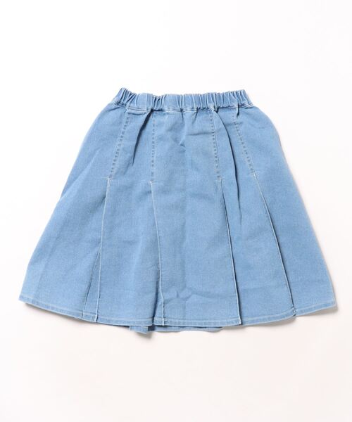 MAKE YOUR DAY(メイクユアデイ)の「デニムプリーツスカート■150.160cm(デニムスカート・キッズ・ブルー/ネイビー・150/160)」の3枚目の写真