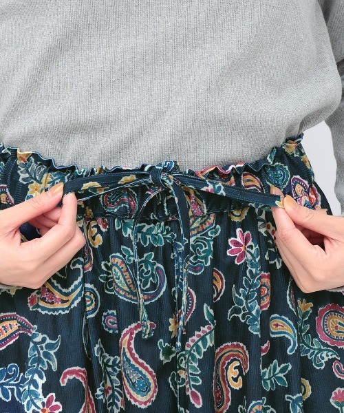 チチカカ(チチカカ)の「ペイズリープリントエッグタックパンツ(その他パンツ・レディース・ブラウン/ネイビー・FREE)」の10枚目の写真