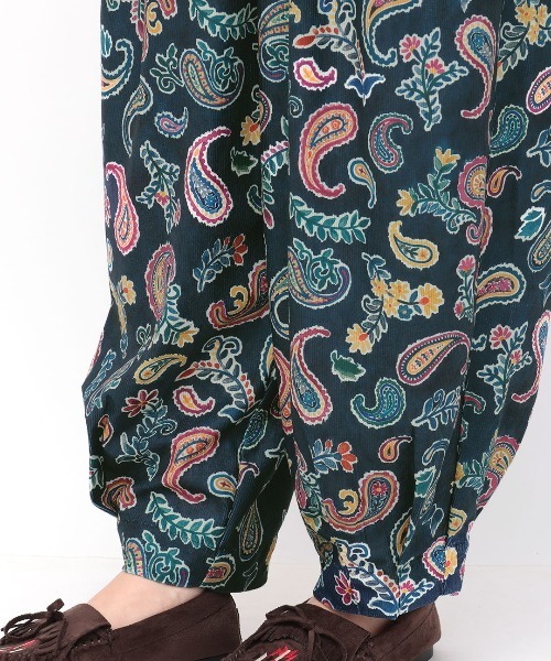 チチカカ(チチカカ)の「ペイズリープリントエッグタックパンツ(その他パンツ・レディース・ブラウン/ネイビー・FREE)」の13枚目の写真