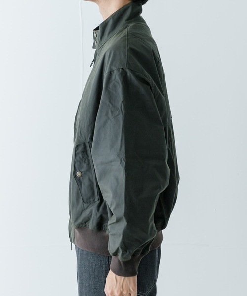 Barbour(バブアー)の「Barbour×Baracuta wax jacket(ブルゾン・メンズ・ブラック/オリーブ・LARGE/MEDIUM/SMALL)」の4枚目の写真