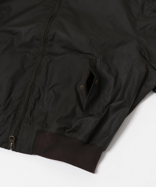 Barbour(バブアー)の「Barbour×Baracuta wax jacket(ブルゾン・メンズ・ブラック/オリーブ・LARGE/MEDIUM/SMALL)」の9枚目の写真
