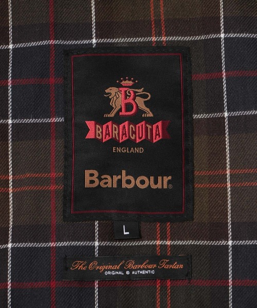 Barbour(バブアー)の「Barbour×Baracuta wax jacket(ブルゾン・メンズ・ブラック/オリーブ・LARGE/MEDIUM/SMALL)」の13枚目の写真