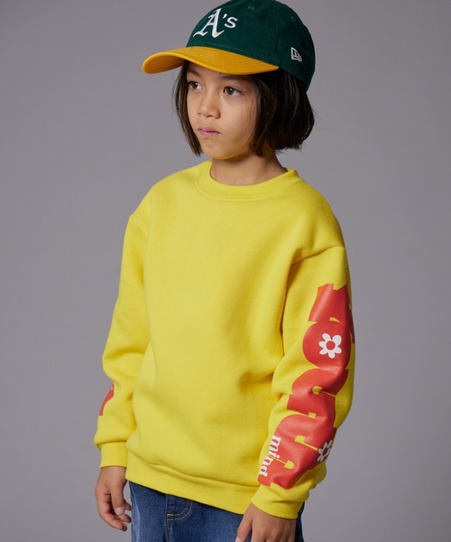 PAIRMANON STREET（ペアマノンストリート）の「【PAIRMANON STREET】裏起毛 マルチ グラフィック プリント トレーナー（スウェット・キッズ・ベージュ系その他/グレー系その他2/グレー系その他4/ブラック系その他3/ブラック系その他2/ブルー系その他2/ブルー系その他3/テラコッタ/ブラック系その他4/グレー系その他3/イエロー/ブルー系その他/グレー系その他/イエロー系その他/ブラック系その他・150/90/140/100/110/120/130/160）」の15枚目の写真