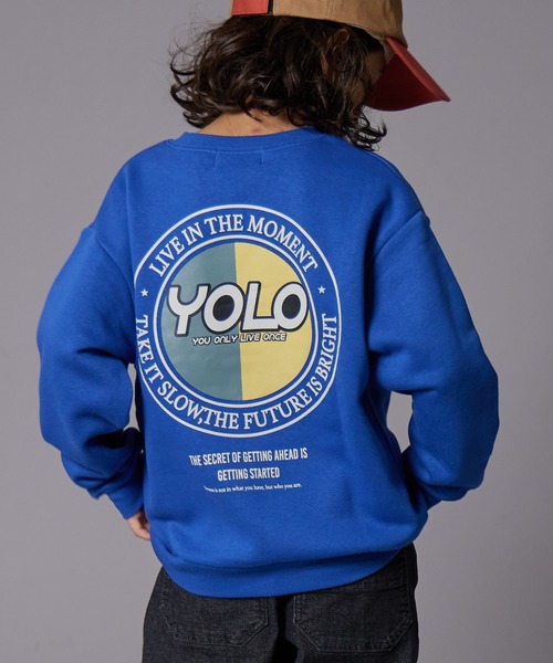 PAIRMANON STREET（ペアマノンストリート）の「【PAIRMANON STREET】裏起毛 マルチ グラフィック プリント トレーナー（スウェット・キッズ・ベージュ系その他/グレー系その他2/グレー系その他4/ブラック系その他3/ブラック系その他2/ブルー系その他2/ブルー系その他3/テラコッタ/ブラック系その他4/グレー系その他3/イエロー/ブルー系その他/グレー系その他/イエロー系その他/ブラック系その他・150/90/140/100/110/120/130/160）」の13枚目の写真