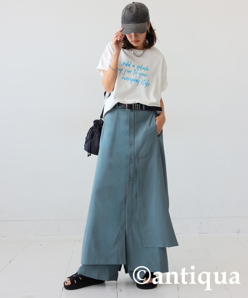 レイヤードパンツ（その他パンツ）｜antiqua（アンティカ）の