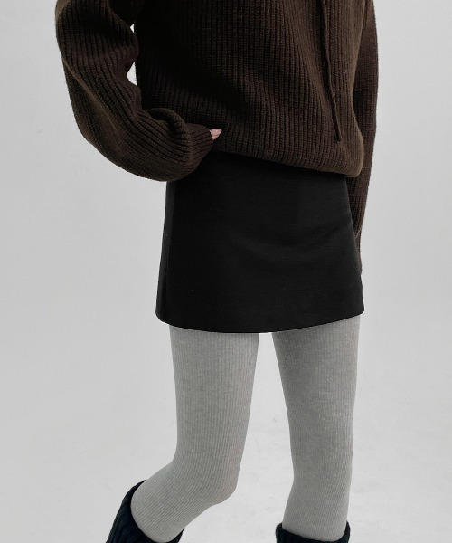 BLACKUP（ブラックアップ）の「[MADE] シャブリンミニスカートパンツ（スカート・レディース・ブラック/チャコール・ONESIZE）」の20枚目の写真