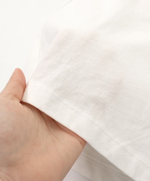 KRIFF MAYER Kid's Collection（クリフメイヤーキッズコレクション）の「【綿100％】楽LUCK-T（ロゴ）（Tシャツ/カットソー・キッズ・パープル/オフホワイト/イエロー/チャコール/ブルーグリーン/ネイビー・170/150/140/160/130/120）」の11枚目の写真