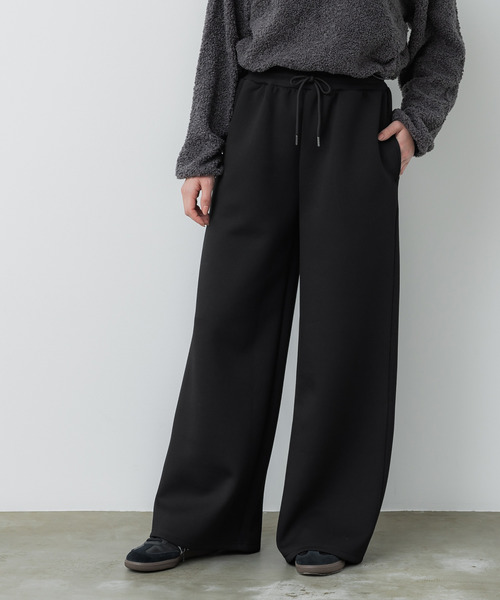coca(coca)(コカ)の「ソフトスウェットワイドパンツ(スウェットパンツ・レディース・ブラック/グレー・L/M)」の7枚目の写真