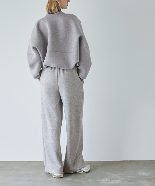 coca(coca)(コカ)の「ソフトスウェットワイドパンツ(スウェットパンツ・レディース・ブラック/グレー・L/M)」の11枚目の写真