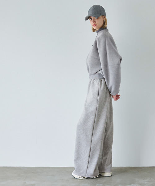 coca(coca)(コカ)の「ソフトスウェットワイドパンツ(スウェットパンツ・レディース・ブラック/グレー・L/M)」の12枚目の写真