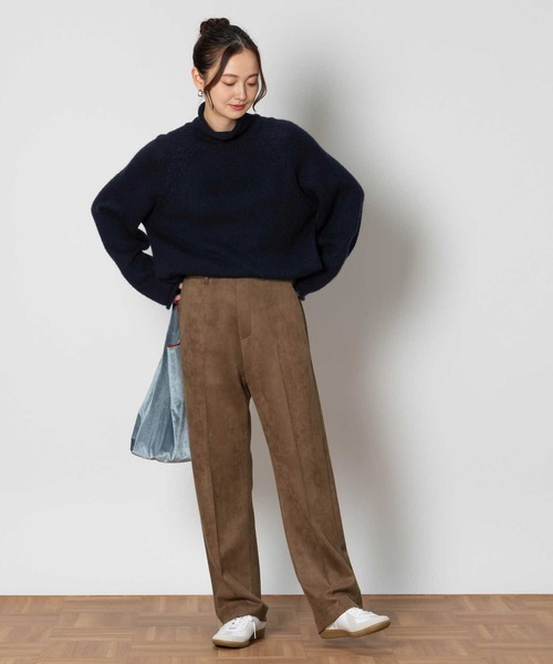 Right-on（ライトオン）の「【HONEYSUCKLE ROSE】フェイクスウェードパンツ（その他パンツ・レディース・ダークグレー/ブラウン/オフホワイト・M/XL/L）」の22枚目の写真