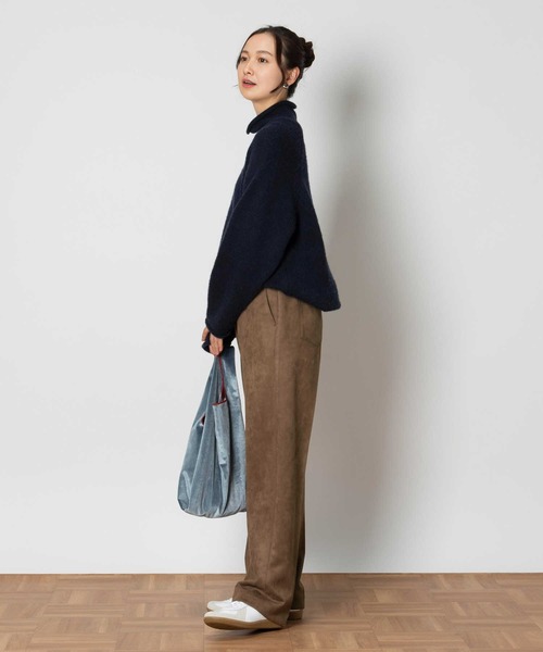 Right-on（ライトオン）の「【HONEYSUCKLE ROSE】フェイクスウェードパンツ（その他パンツ・レディース・ダークグレー/ブラウン/オフホワイト・M/XL/L）」の16枚目の写真