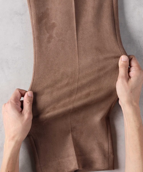 Right-on（ライトオン）の「【HONEYSUCKLE ROSE】フェイクスウェードパンツ（その他パンツ・レディース・ダークグレー/ブラウン/オフホワイト・M/XL/L）」の12枚目の写真