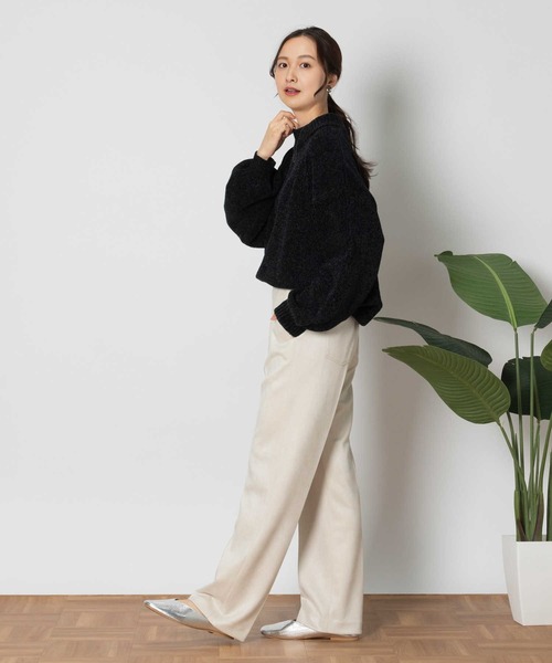 Right-on（ライトオン）の「【HONEYSUCKLE ROSE】フェイクスウェードパンツ（その他パンツ・レディース・ダークグレー/ブラウン/オフホワイト・M/XL/L）」の15枚目の写真