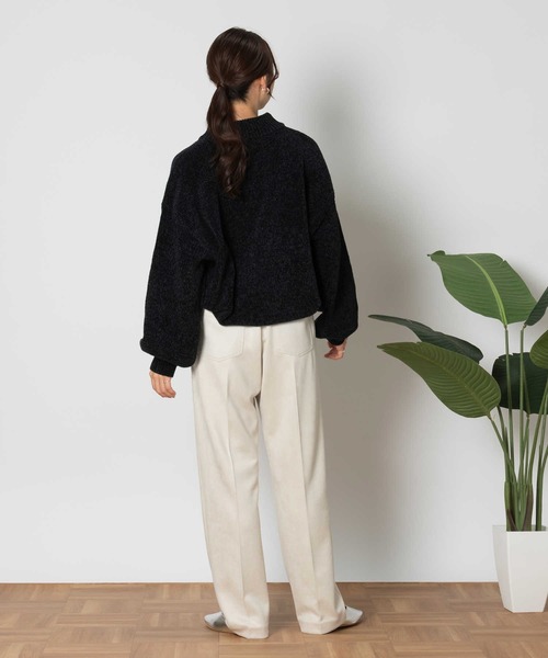 Right-on（ライトオン）の「【HONEYSUCKLE ROSE】フェイクスウェードパンツ（その他パンツ・レディース・ダークグレー/ブラウン/オフホワイト・M/XL/L）」の4枚目の写真